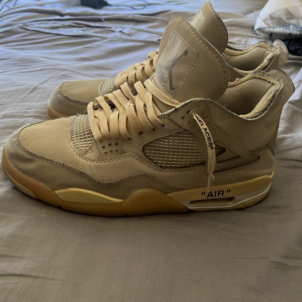 Off white Jordan 4s